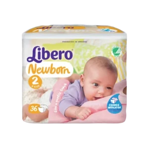 Libero Baby Soft Newborn 2 Fraldas 3–6kg 36 Unidades