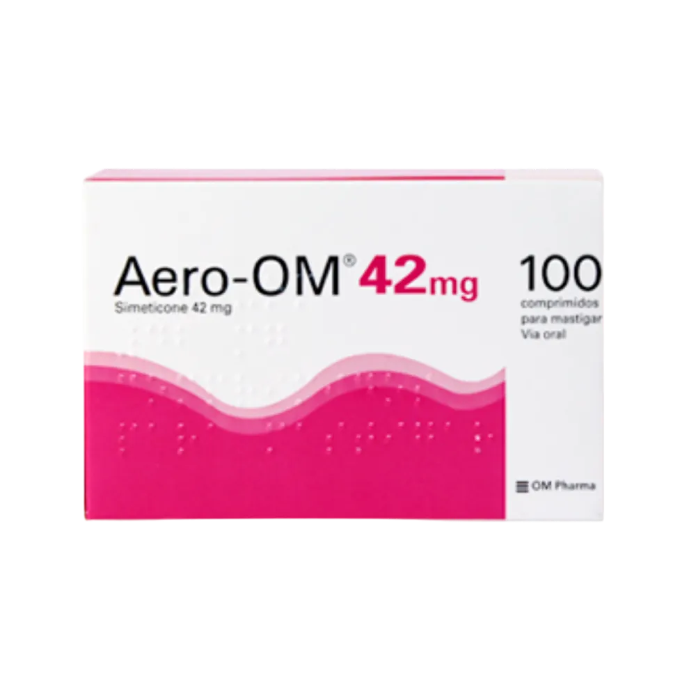 Aero-OM 42 mg x 100 Comprimidos Mastigáveis