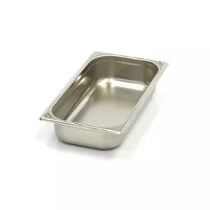 Recipiente gastronômico de aço inoxidável 1 / 3GN | 65mm | 325x176mm