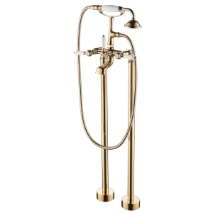 Grifo sobre suelo PADDINGTON dorado