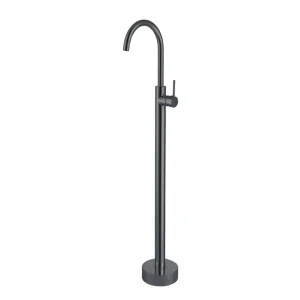 Grifo sobre SUELO monomando para bañera/lavabo CALGARY 120 negro mate