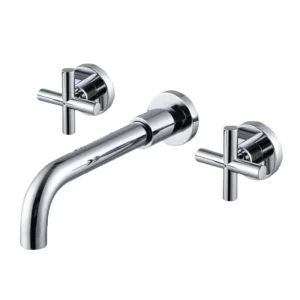Grifo bimando lavabo empotrado CARBINI cromado