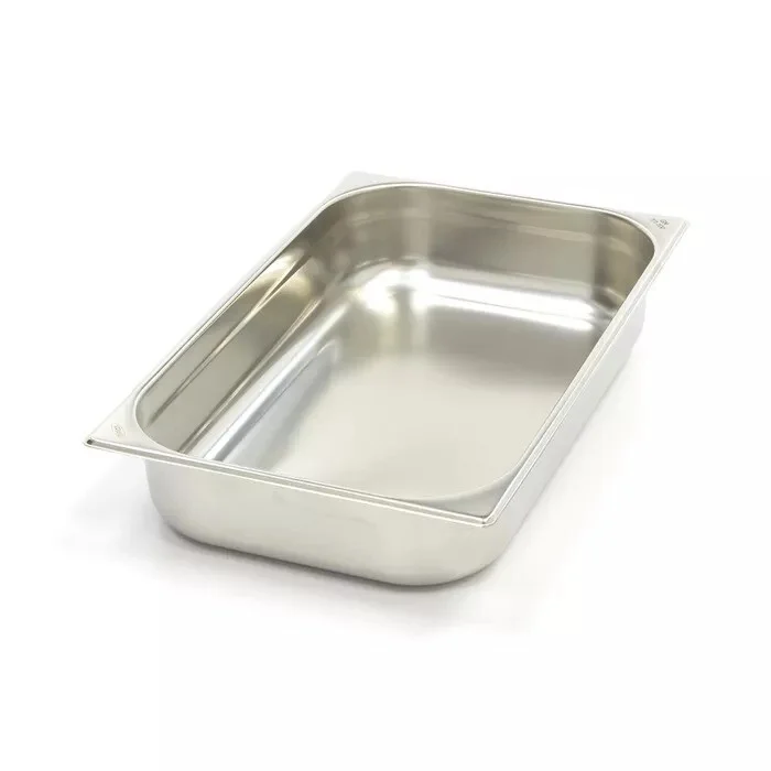 Recipiente gastronômico de aço inoxidável 1 / 1GN | 100mm | 530x325mm