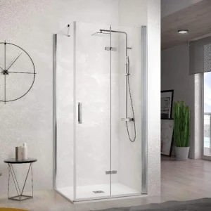 Mampara de ducha frontal + Puerta Plegable NARDI