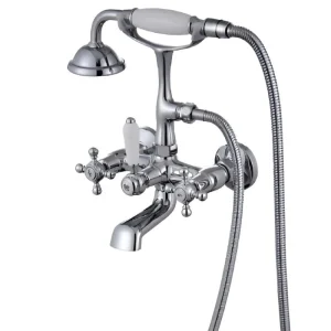 Grifo pared retro baño/ducha KINGDOM cromado