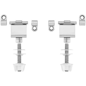 ROCA Kit conjunto de bisagra de acero inoxidable para asiento inodoro VICTORIA