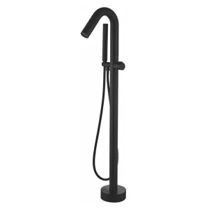 Grifo sobre SUELO monomando para bañera/ducha PILOS negro mate