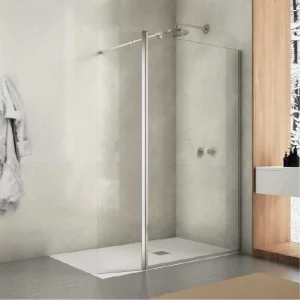 Mampara fija ducha 1 hoja + Puerta abatible SMITH