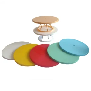 Boleira Slim Decoração Suporte Para Mesa Fina 17cm Colorido