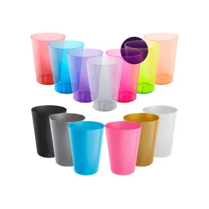 Copo Festa 200ML Acrílico Colorido C/ 10uni – Cropac