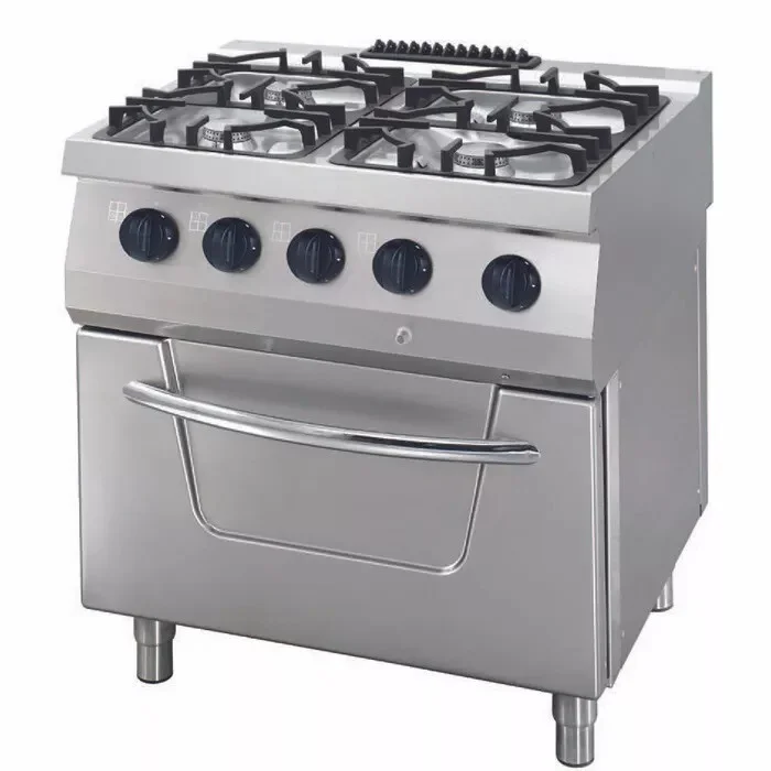 Fogão Pesado – 4 Queimadores e Forno