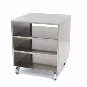 Mesa para máquina / mesa móvel de aço inoxidável 60 x 80 cm